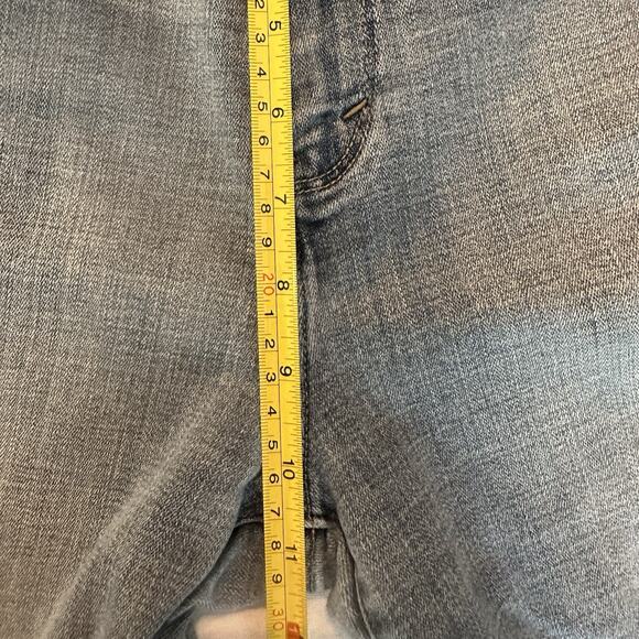 levis 505 jeans womens size 14 straight leg stretch mid rise denim blue - Picture 4 of 8